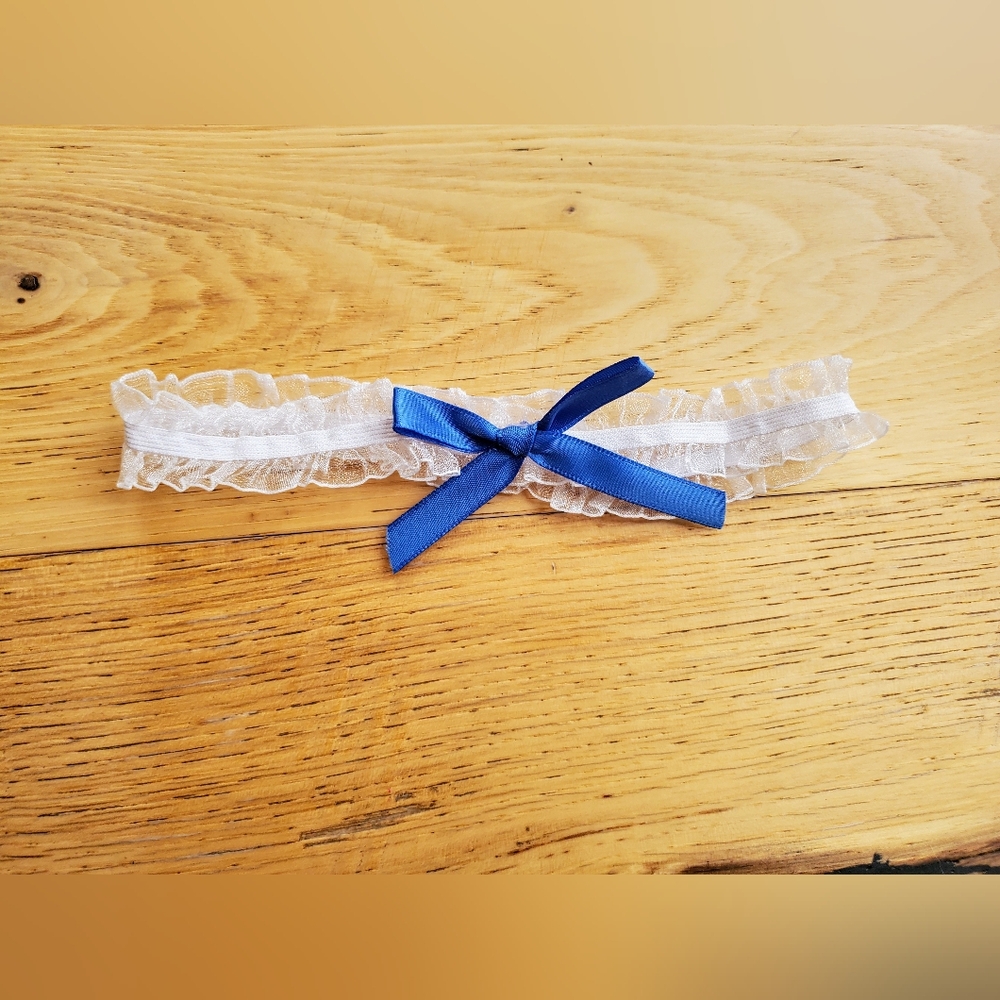 Nwt Something Blue Wedding Garter